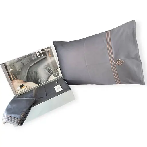 Постільна білизна Grey Bej Сатин Преміум Maison D'or pbe0051920 - фото 3