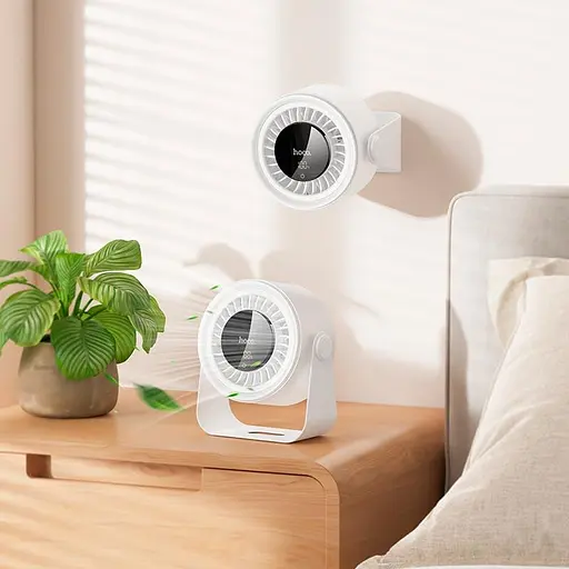 Вентилятор Hoco Hx66 desktop circulating fan настільний з акумулятором 3000 mAh - фото 9