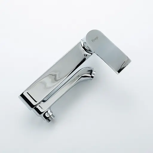 Змішувач для ванни поворотний вилив хром Frap F3275 Чорний матовий - фото 4