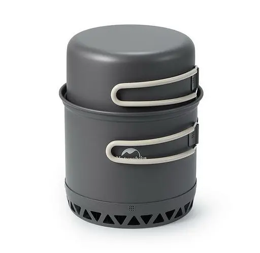 Набір посуду для кемпінгу Naturehike CNK2300CJ0002 алюміній (казанок + сковорода) 1,2 л