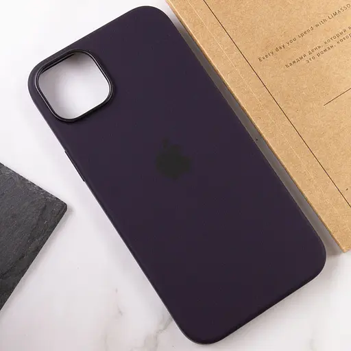 Чохол Silicone case AAA with Magsafe для Apple iPhone 14 Pro 6.1 Фіолетовий/Elderberry - фото 7