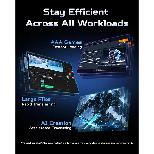 Накопитель SSD Acer Predator m.2 NVMe 4TB GM9 PCI Express 5.0 x4 (BL.9BWWR.138) - фото 3