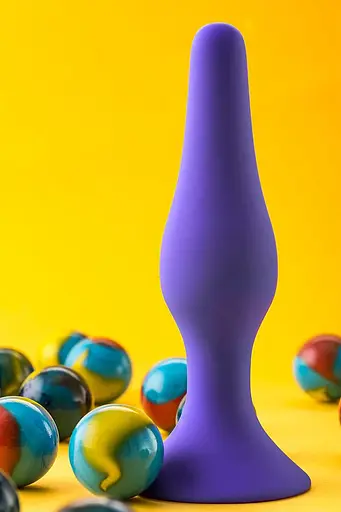 Анальна пробка Bomp A-Toys Toyfa 10.2 см (фіолетовий) - фото 11