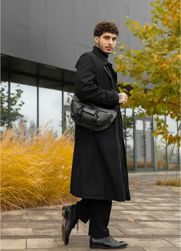 Велика чоловіча поясна сумка бананка Sambag 38х21 см sum0027307 - фото 15