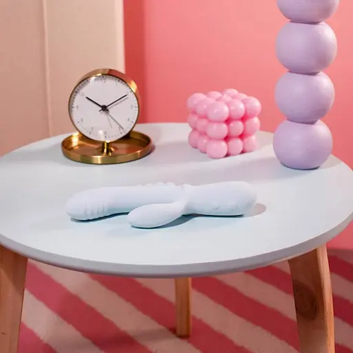 Вібратор Fleshlight Good Vibes Only Sage, 22.2 см (блакитний) - фото 11