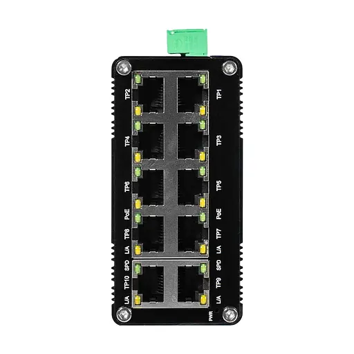 PoE-коммутатор 10-портовый E-LINK LNK-IMC010GP с 8 портами PoE (73-00152) - фото 2