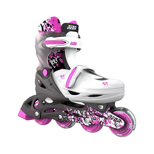 Ролики Neon Combo Skates Размер 30-33 Розовый - фото 2