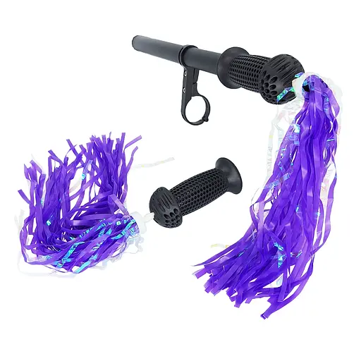 Ленты в руль детского велосипеда / самоката фиолетовые (G00010466) - фото 2