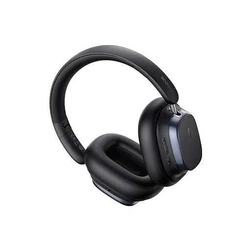Накладні навушники Baseus Bowie H1s, Noise-Cancellation Wireless Headphones, BT5.4, ANC, 800mAh, 60h, 120h, black - фото 5