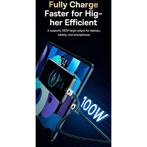 Кабель Baseus Unbreakable USB-C to USB-C 100W 2m Stellar White (P10355800221-01) [152050] - фото 8