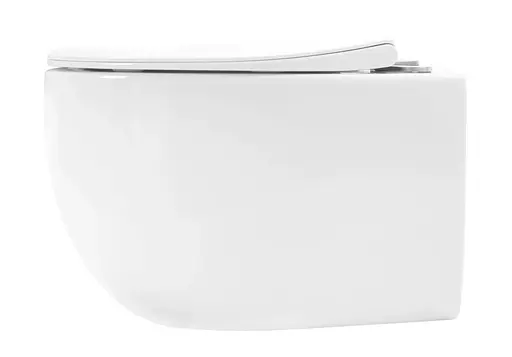 Подвесной унитаз Rea Lars White REA-C9500, Белый - фото 6