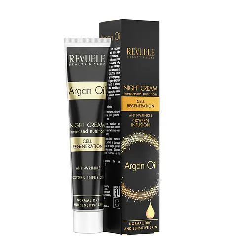 Ночной крем для лица Аргановое масло Revuele 50 мл - фото 1