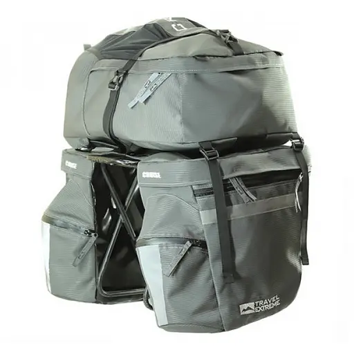 Велобаул Travel Extreme Cruise 50 L Grey (1060-TE-В002LGR) - фото 4