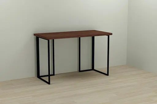 Компьютерный стол Ferrum-decor Ханна 75x120x60 черный ДСП Венге 32мм (FRD-106152)