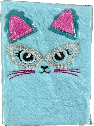 Блокнот пухнастий Кішки, А5, 80 аркушів, клітинка, 80 г/м² (В асортименті)