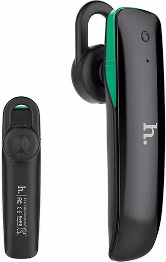 Bluetooth-гарнітура Hoco E1 Bluetooth Headset (Black) [73926] - фото 2