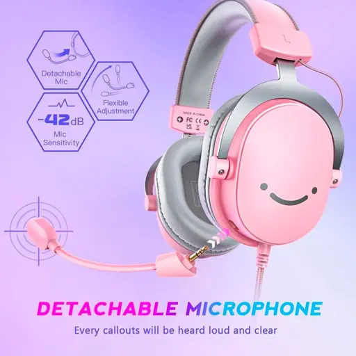 Наушники игровые Fifine H9P 7.1 Pink (127925) - фото 4