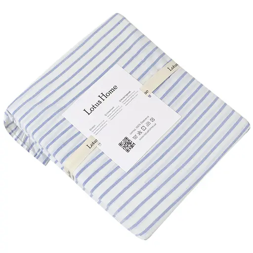 Постільна білизна Lotus Home Timeless блакитний сімейний (svt-2000022350211) - фото 8