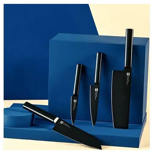 Ножі металічні з підставкою Huo Hou 5 предметів hu0076 - фото 3