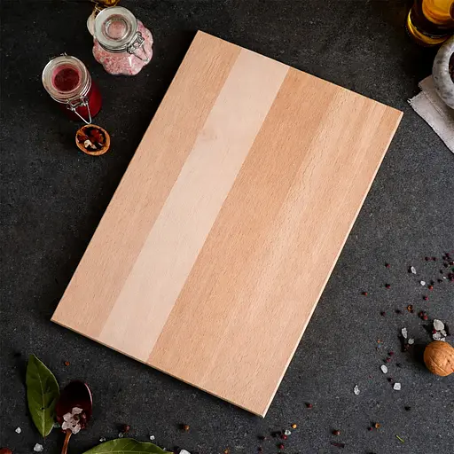 Прочная разделочная кухонная доска из бука 20×30 см, Wood&Steel 83468 - фото 3