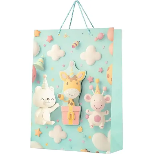 Пакет подарунковий HY702-3 М'ятний - фото 1