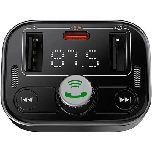 FM-трансмітер Baseus S-09 Lite Series Black (C10762300113-00) [126841] - фото 6