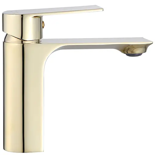 Смеситель для умывальника Rea Urban низкий gold REA-B9911 Золотой - фото 4