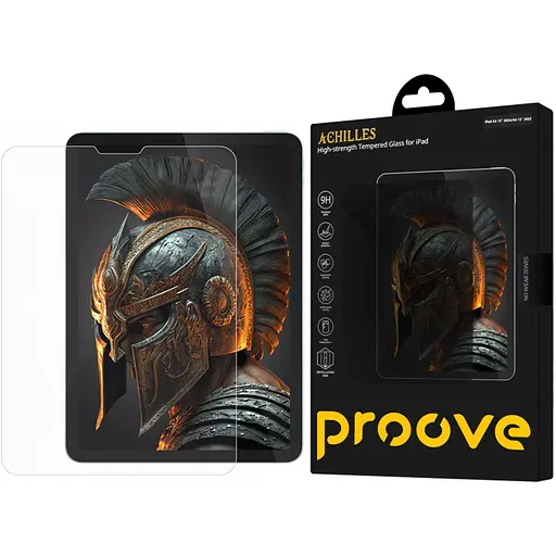 Захисне скло Proove Achilles Clear Glass with Installation Box для Apple iPad Air 13" (2024-2025) (PGPAIBIA1300) [135981]