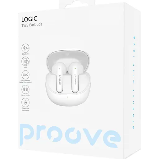 Навушники Proove Logic White (TWLT54002202) [133442] - фото 5