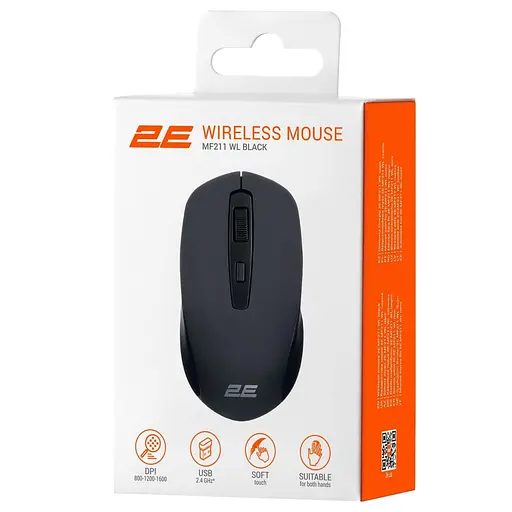 Беспроводная мышь 2E MF211 Wireless Black (2E-MF211WB) - фото 8