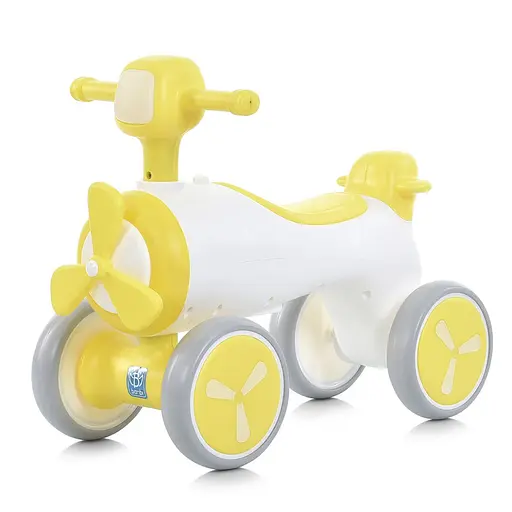 Детская каталка-толокар M 5854E-6 желтый, до 25 кг