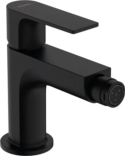 Смеситель для биде Hansgrohe Rebris E с донным клапаном pop-up Matt Black 72211670 Черный матовый - фото 1