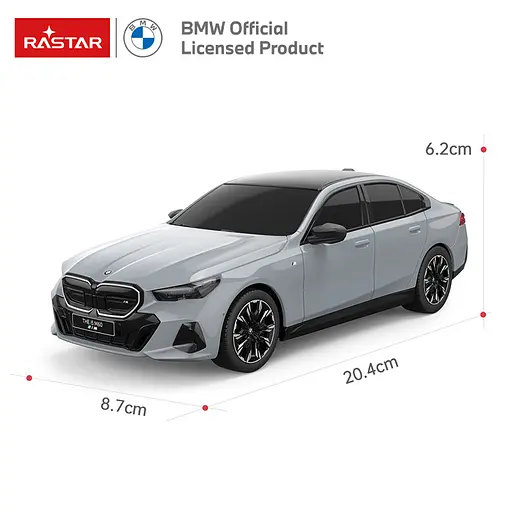 Машинка на радіоуправлінні BMW i5 1:24 сіра - фото 5