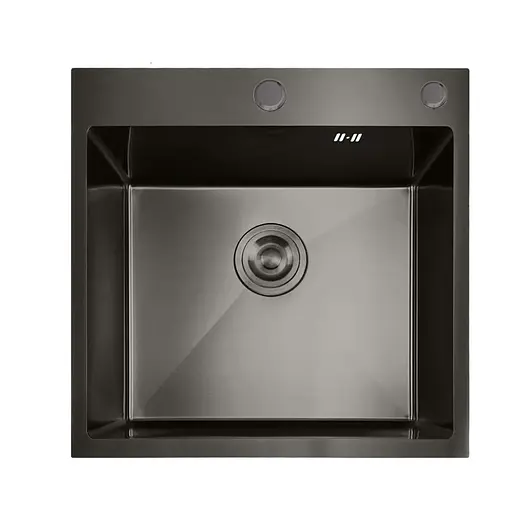 Кухонна мийка Mixxus MH5050 Nano-Black MX1928, Графит - фото 1