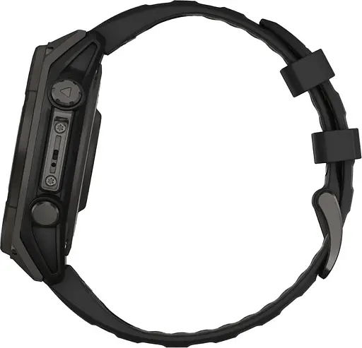 Смарт-часы Garmin Fenix 8, 51mm Solar Sapphire Carbon Gray DLC Titanium w. Black/Pebble Gray S. Band 010-02907-10/11/7 - фото 10