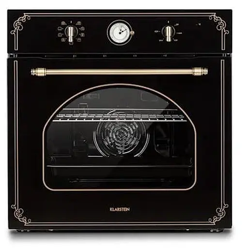 Вбудована духовка Klarstein Victoria Retro 70 л (10032460) Чорний