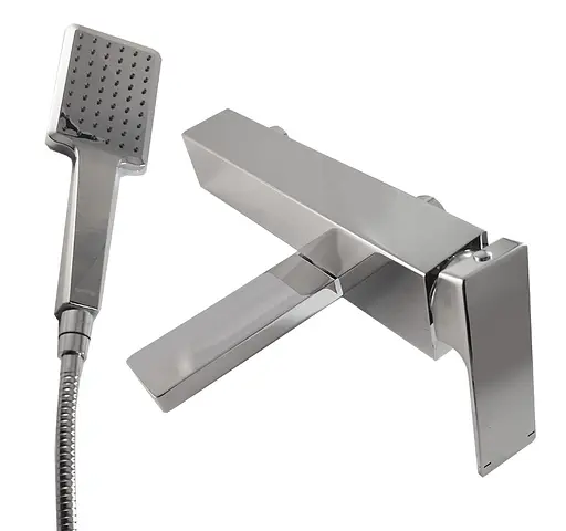 Смеситель для ванны короткий литой гусак Ø35 Gappo Futura 1/8 G3218 Хром - фото 1