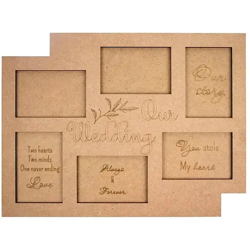 Заготовка рамка Rosa Talent Our wedding МДФ 50х40 см