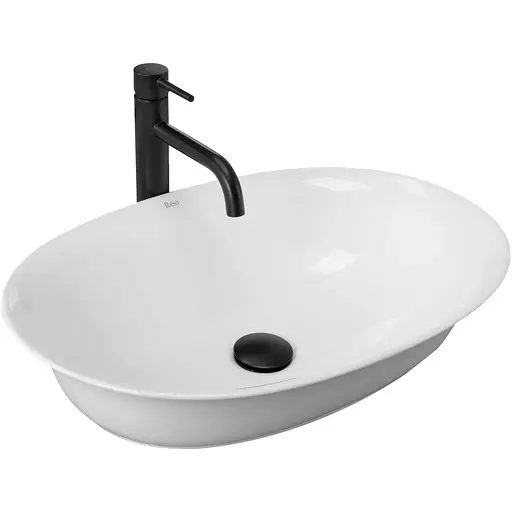 Умивальник Rea Roma накладний білий REA-U5600, Білий - фото 1