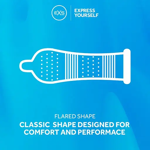 Презервативи EXS Ribbed & Dotted (ребристі, 1 шт.) - фото 2