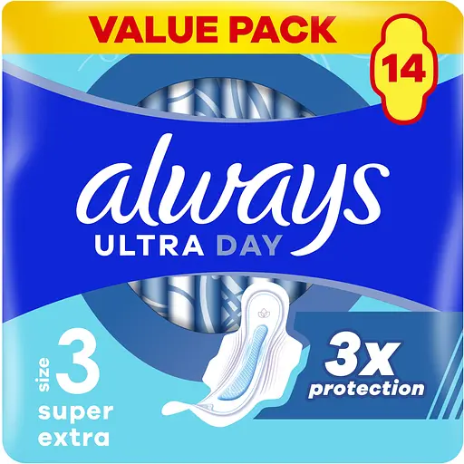 Гігієнічні прокладки Always Ultra Day Super Extra розмір 3, 14 шт.