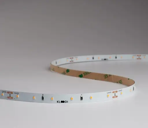 LED Стрічка 4,8W 60LED 3000K 375LM RA90 IP20 24V KLOODI KD2835-60-4.8W-3К-24V - фото 4