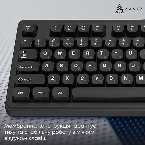 Клавіатура ігрова дротова Ajazz AF-B-98 USB Black - фото 10