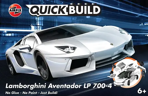 Конструктор Airfix суперкар Lamborghini Aventador QUICKBUILD білий J6019