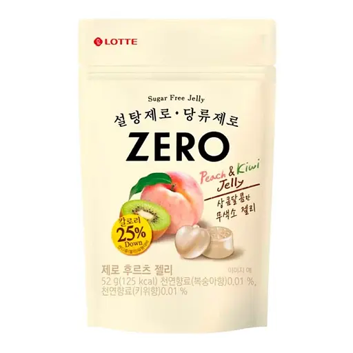 Мармелад Lotte Zero Fruits Jelly без цукру 52 г