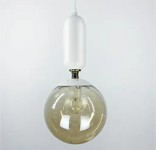 Підвісний світильник в трьох кольорах об‘ємного плафону | Арт. 12015/1 WT | Line F - фото 5