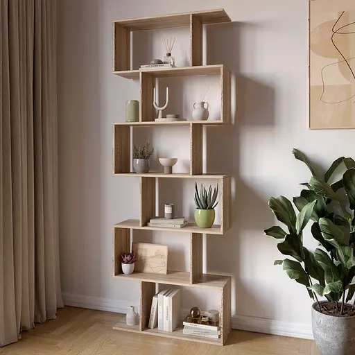 Стеллаж-змейка М-ЗОН Джеко 700 Сонома (MZN-031011)