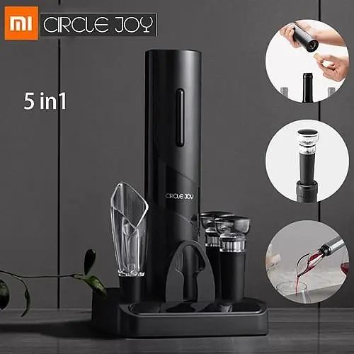 Винний набір Circle Joy Electric Wine Opener Gift Set 5 IN 1 (CJ-TZ08) - фото 3