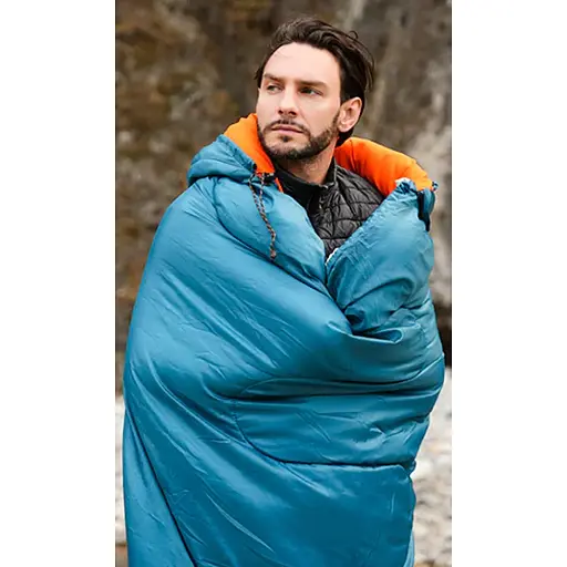 Спальный мешок KingCamp Tigris 250 Comf +12°C / Lim +7°C / Extr -3°C Peacockblue - фото 8