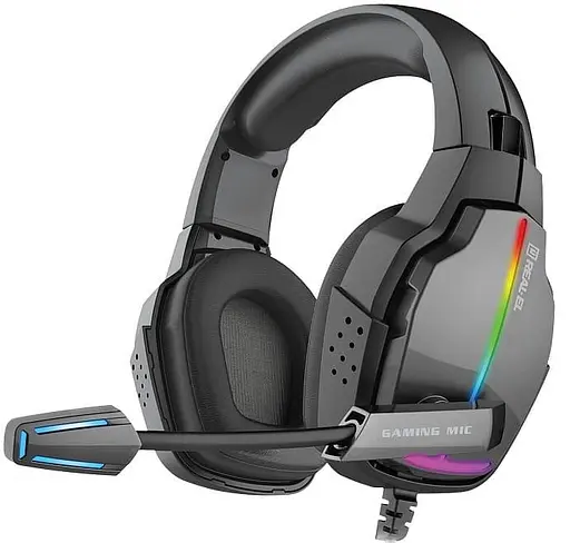 Ігрова гарнітура Real-EL GDX-7680 Black (GDX-7680 Black) - фото 1